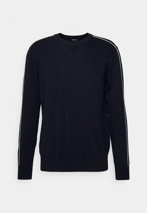 PIPING - Pullover - navy