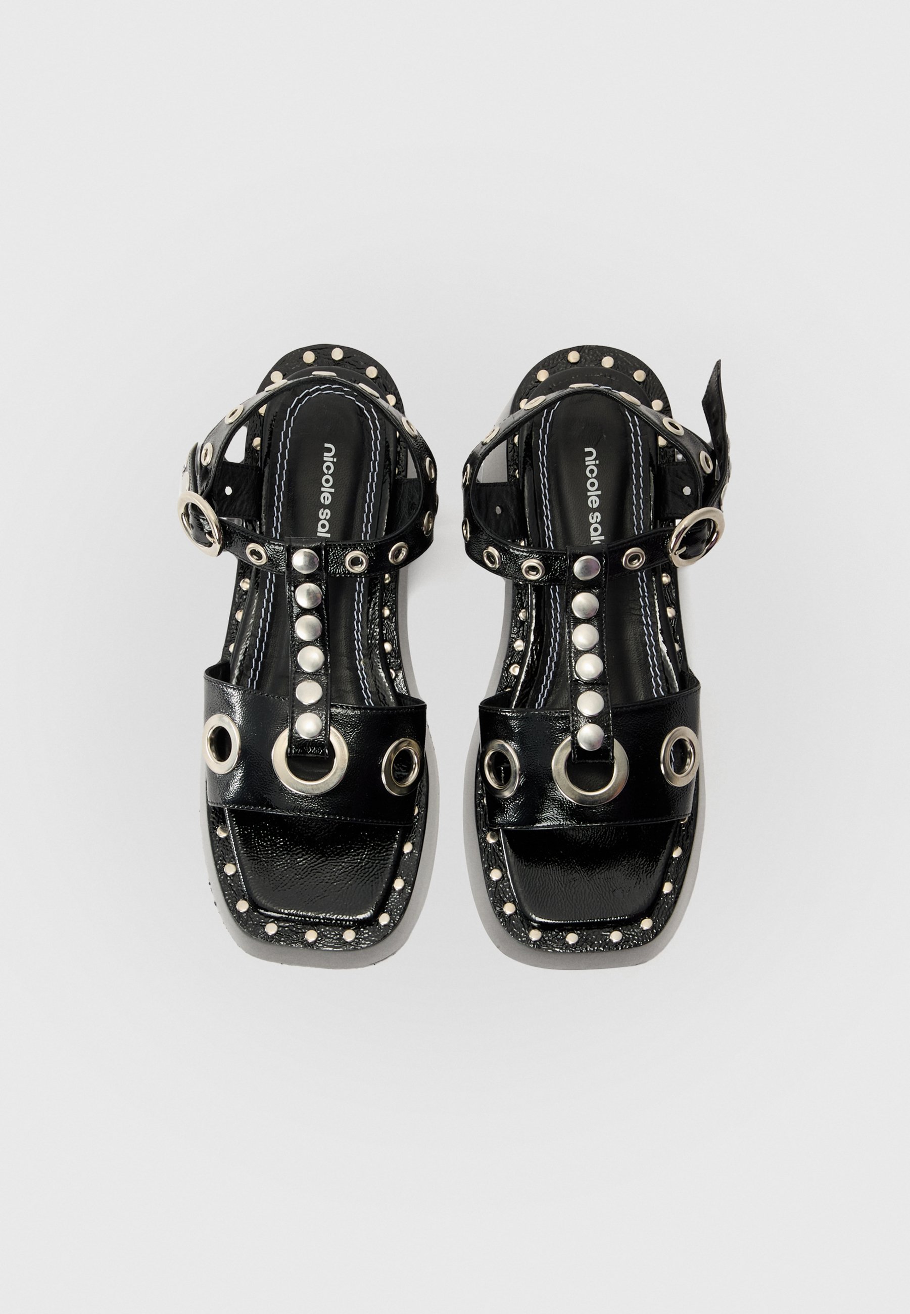 Nicole Saldana LONNIE - Platform sandals - black - Zalando
