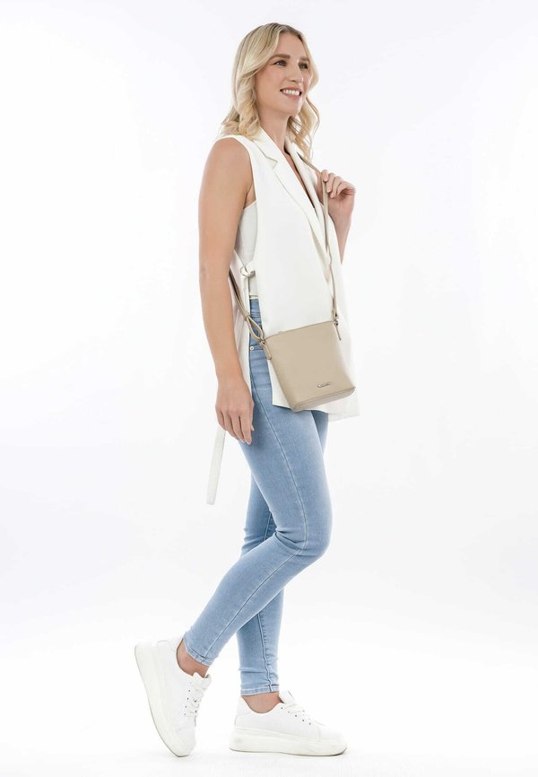 ALESSIA - Umhängetasche - beigetaupe