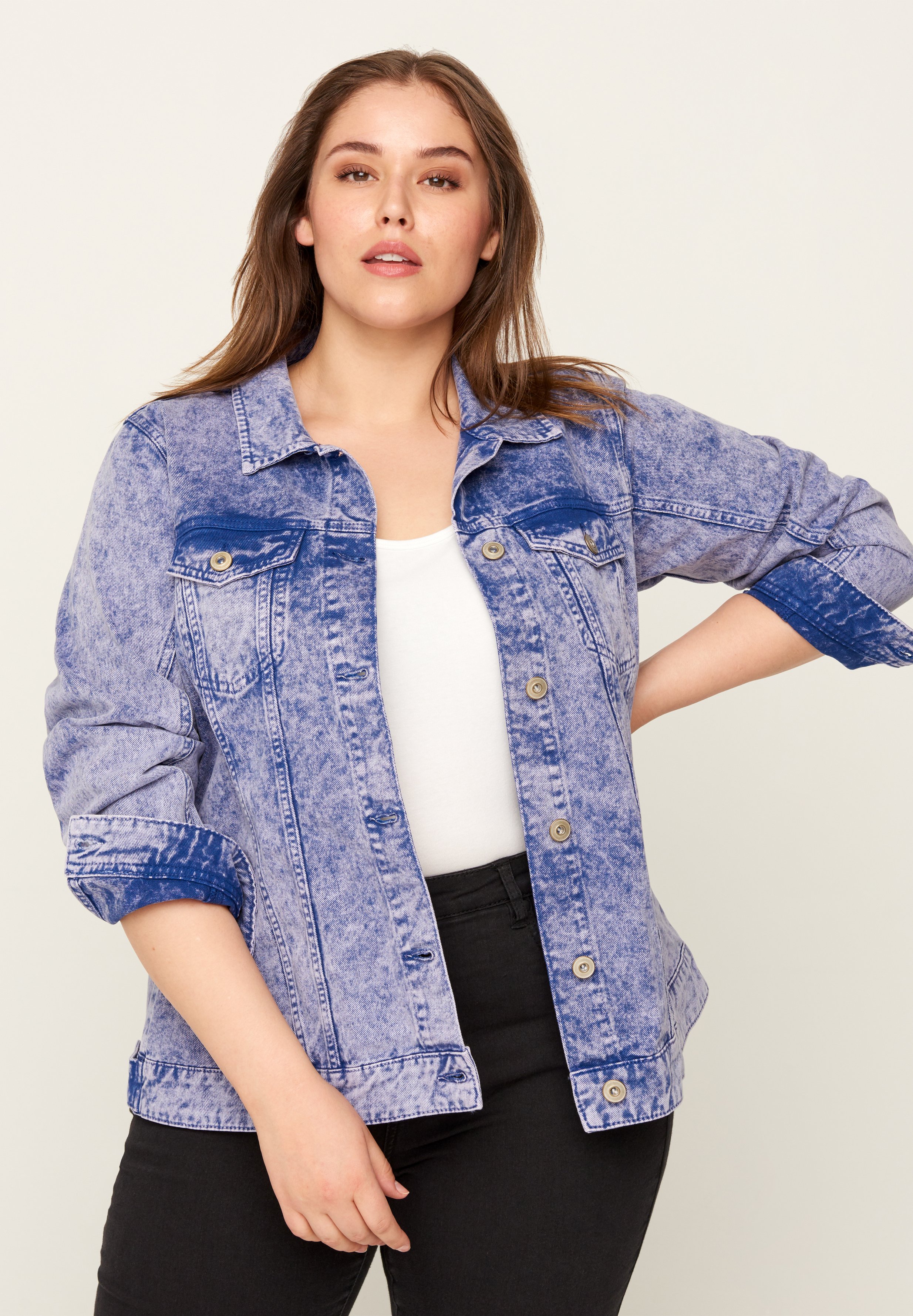 Zizzi Jeansjacka blue Zalando.se Zizzi Jeansjacka blue Zalando.se