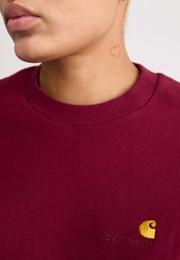 Carhartt WIP AMERICAN SCRIPT - Sweatshirt - malbec