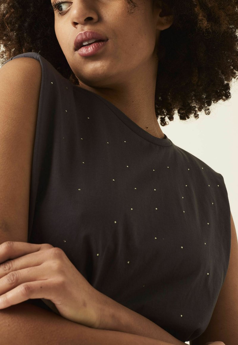 Damen T-Shirts | Garcia Top antracite/grau - SM80310 Damen T-Shirts | Garcia Top antracite/grau - SM80310
