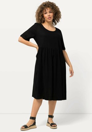 Ulla Popken SHORT SLEEVE - Sukienka letnia - black