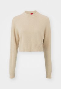 Unselected, open beige