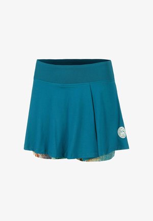 BIDI BADU, ROCK KOMODO PRINTED WAVY SKORT - Rokken - petrol