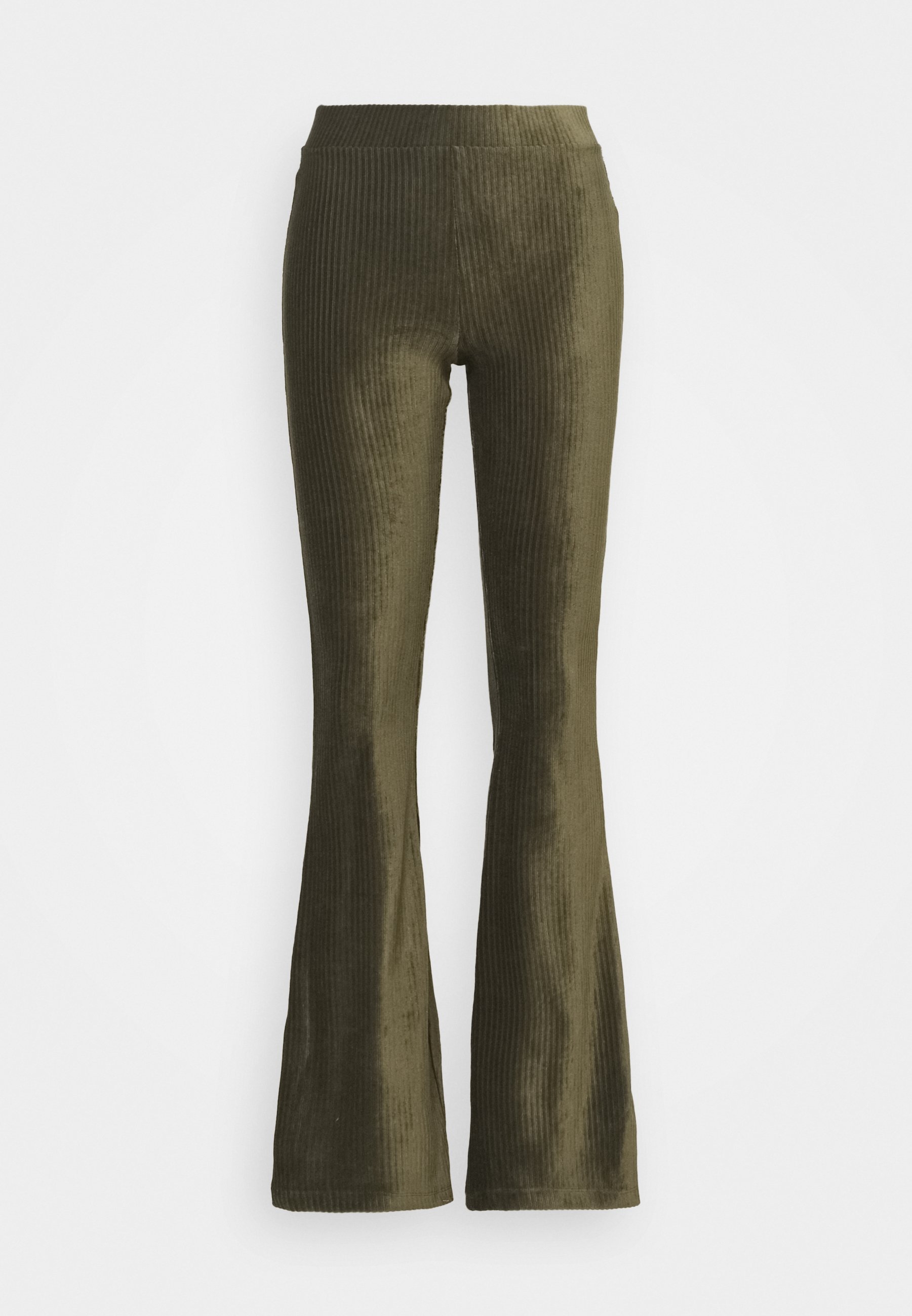 ONLY flared broek NOOS Paige groen - Kijkditeens.nl