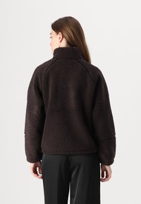 Samsøe Samsøe TARA JACKET - Fleecejas - chocolate torte