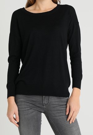 Strickpullover - black