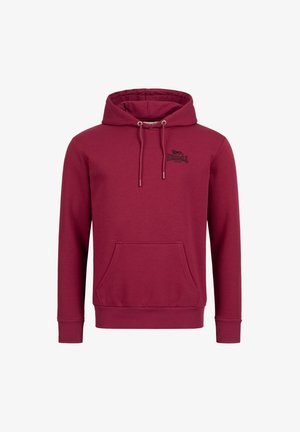 Lonsdale NORMALE PASSFORM TALMINE - Jersey con capucha - dark red