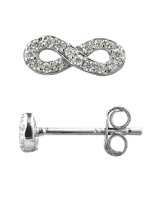 INFINI - SANS LIMITE - Boucles d'oreilles - argentée couleur