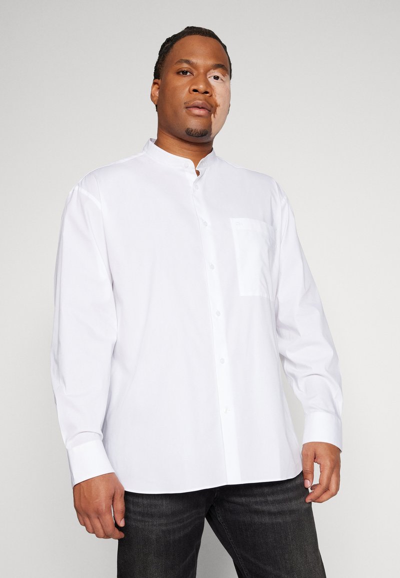 calvin klein mandarin collar shirt