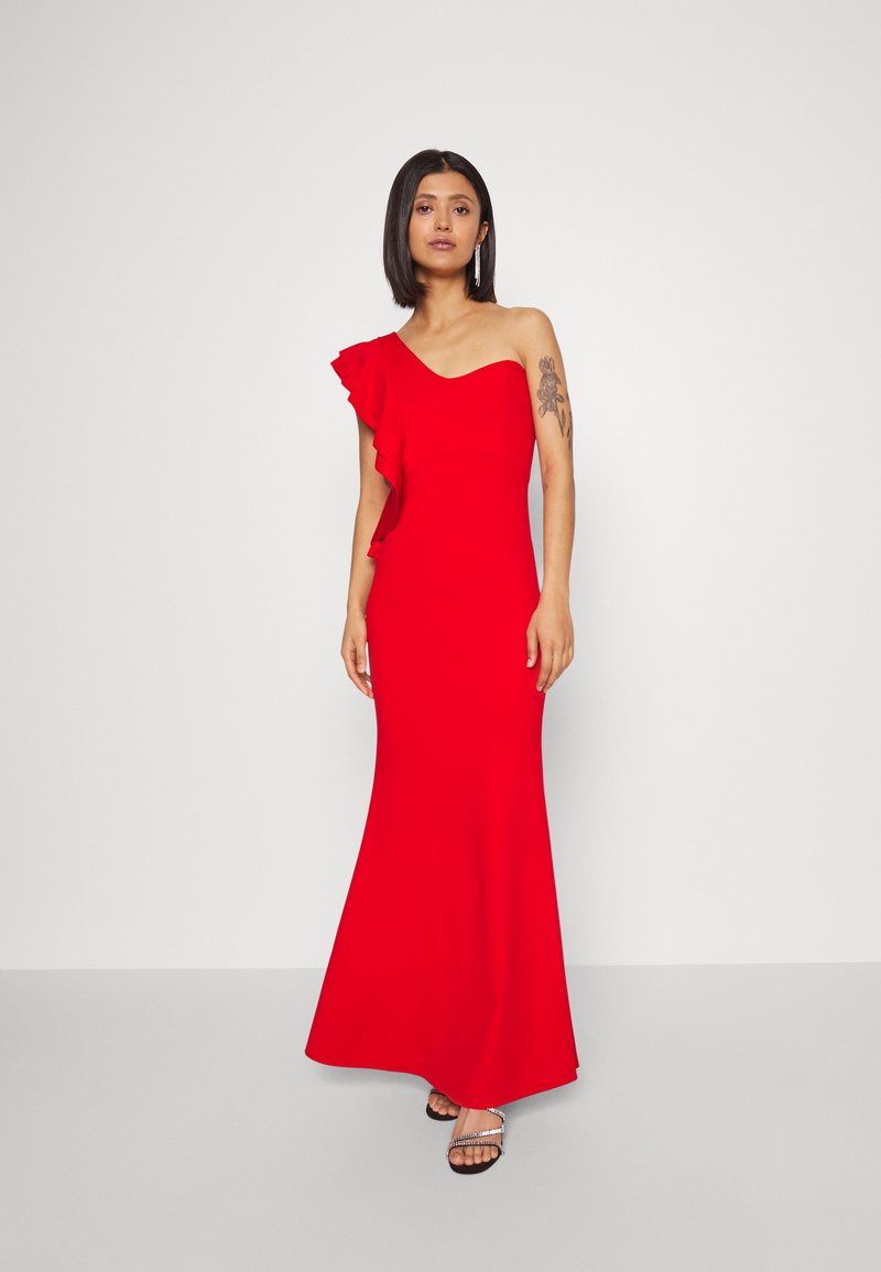 WAL G. ONE SHOULDER MAXI DRESS Cocktail dress / Party dress red
