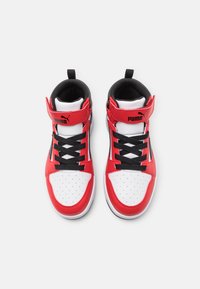 Puma REBOUND V6 MID UNISEX - Vysoké tenisky - white/black/for all time red