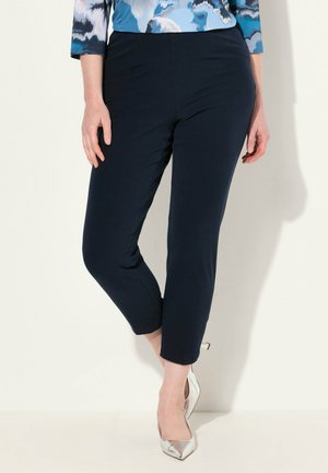 PIPING DETAIL - Broek - navy blue