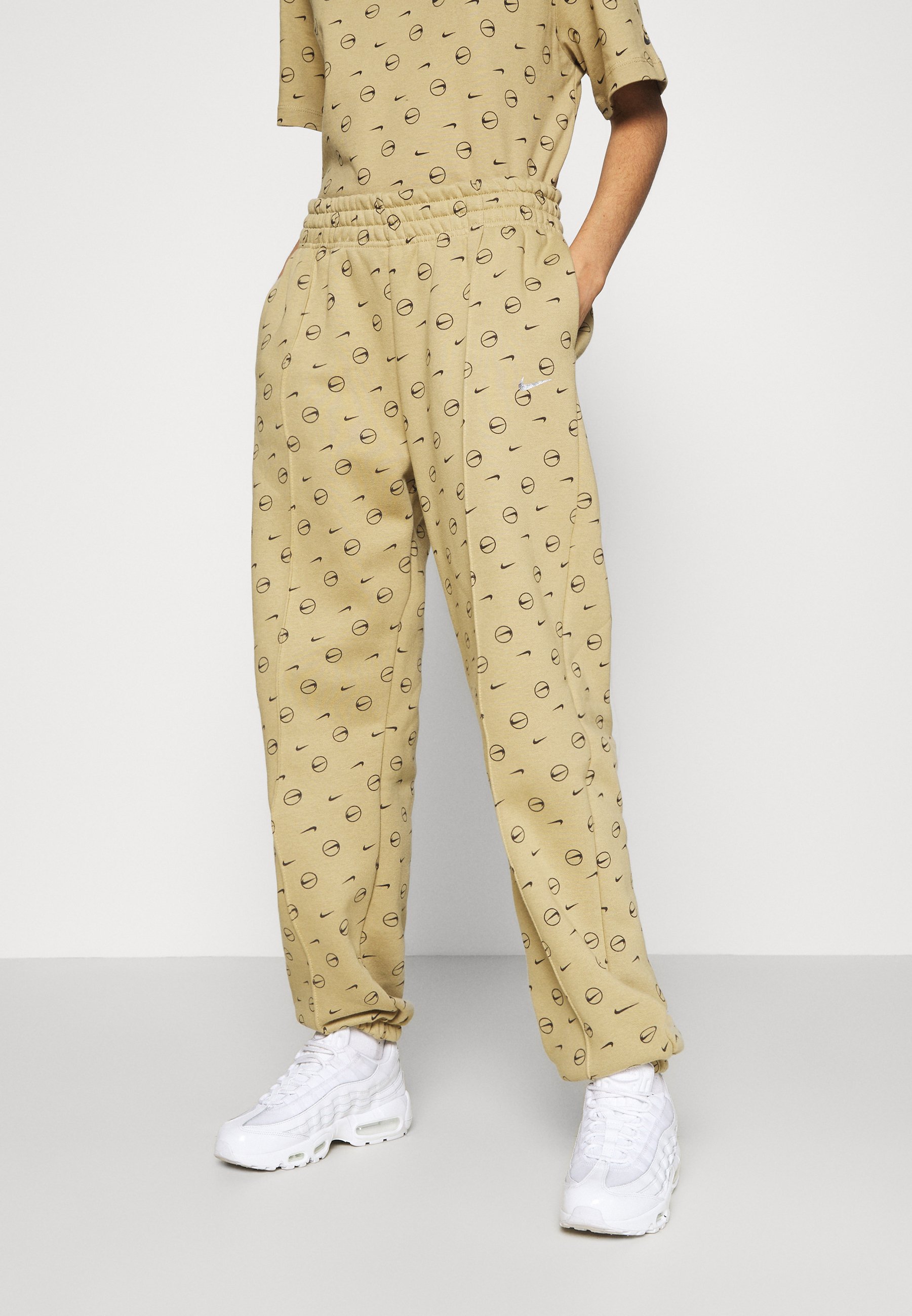 beige tracksuit bottoms womens