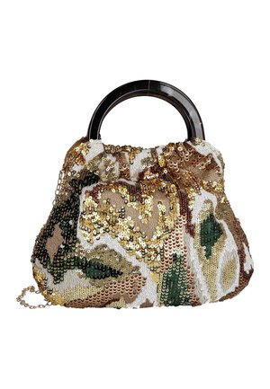 Pink Desert, BOLSO ESTAMPADO DE FIESTA CON ASAS - Bolso de mano - gold-coloured