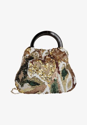 Pink Desert, BOLSO ESTAMPADO DE FIESTA CON ASAS - Bolso de mano - gold-coloured