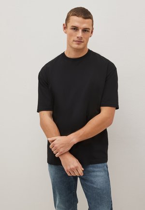 Next ESSENTIAL CREW NECK - T-shirt basic - black