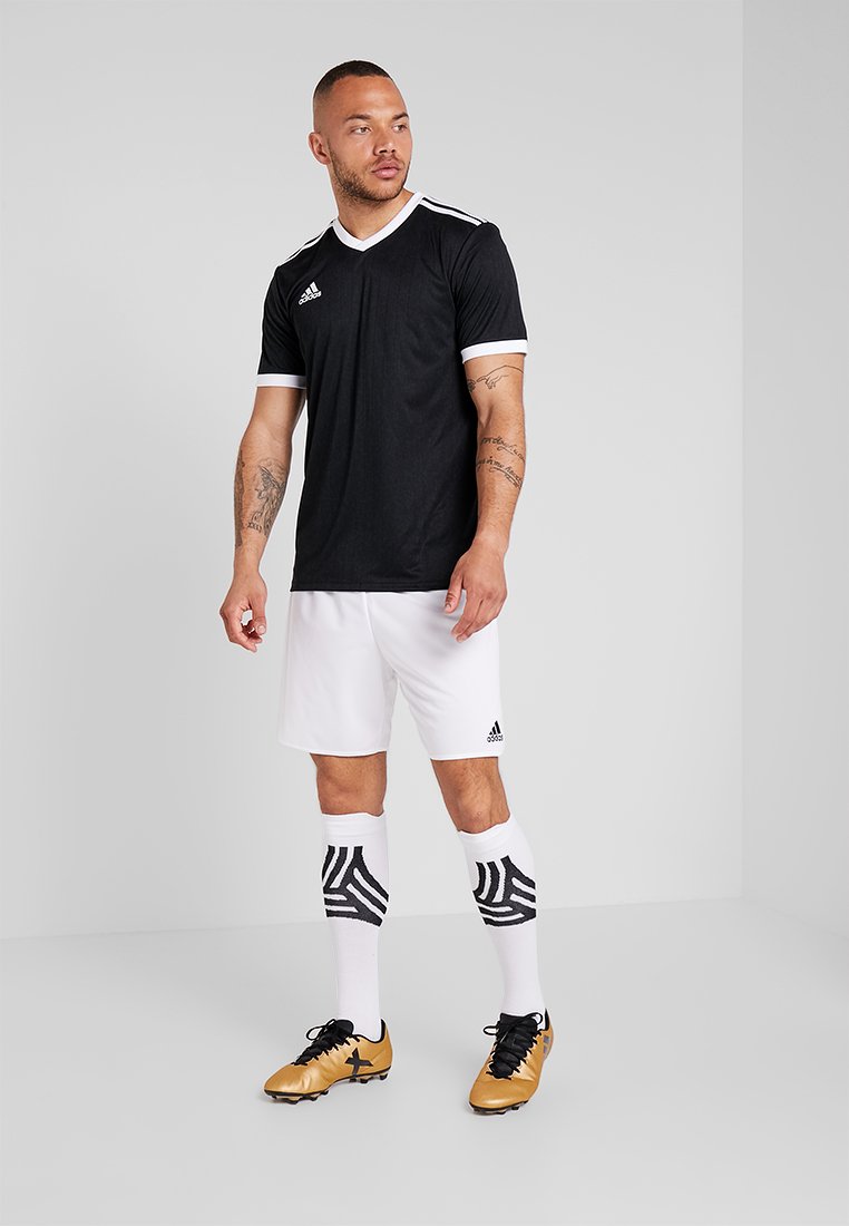 adidas Performance TABELA - T-shirt print - black/white/zwart - Zalando.nl