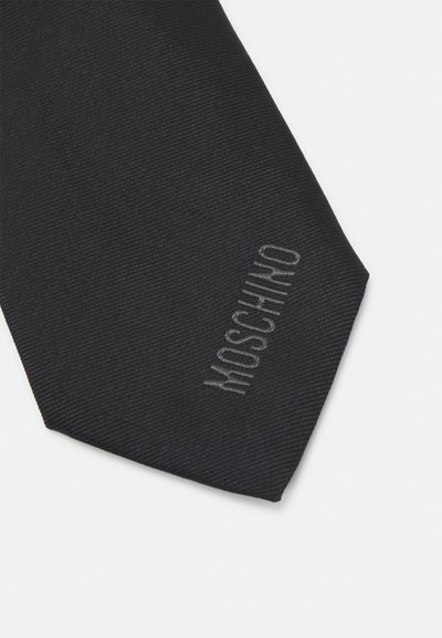 MOSCHINO TIE UNISEX - Corbata - black