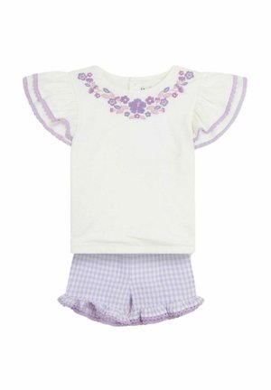 SET - Shorts - lilac purple gingham