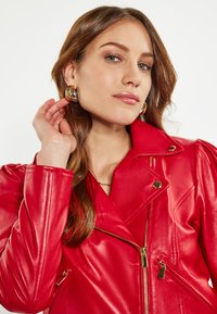 faina JACKE - Giacca di pelle - rot