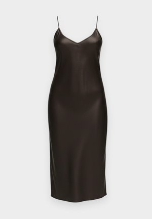 Calvin Klein SCUBA SL FIT FLARE  - Jurk - black