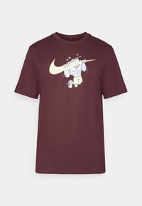 TEE SLUB - Sport T-shirt - burgundy crush