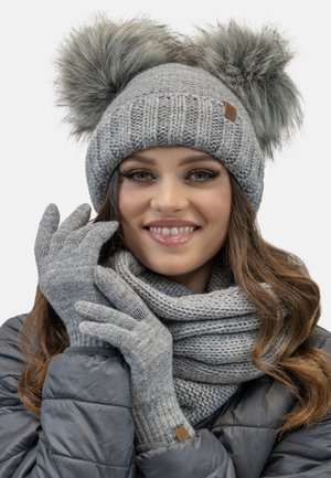 Vivisence SET  - Scarf - light grey