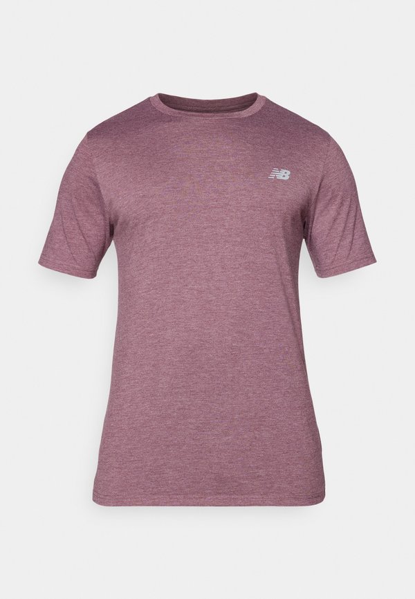 SPORT ESSENTIALS HEATHERTECH  - Sports T-shirt - faded plum heather2
