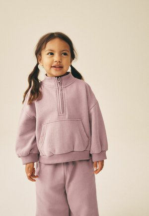 Next, REGULAR FIT - QUARTER ZIP SWEATSHIRT - Sweatshirt - mauve purple