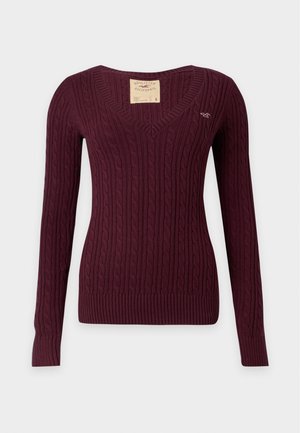 Hollister Co., ICON SCOOP - Pullover - bordeaux