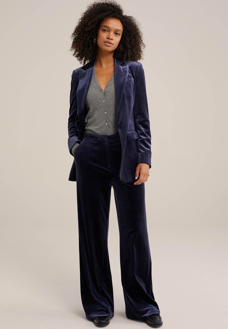 WE Fashion Broek blauw