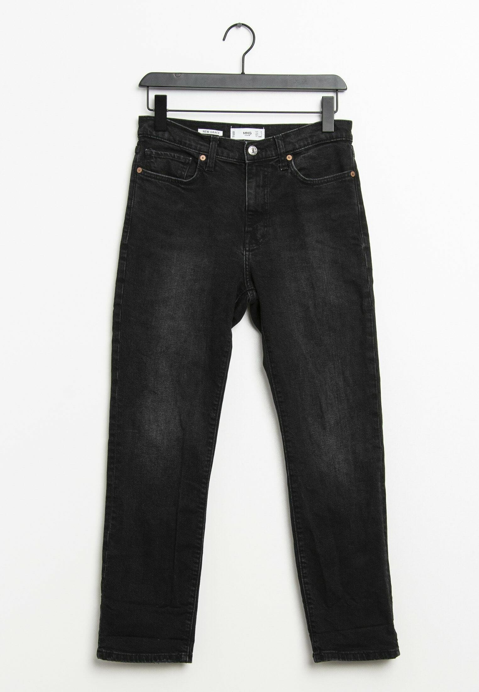 Mango Relaxed fit jeans - black - Zalando.ie