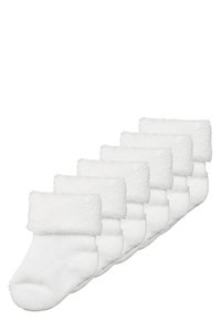 Ewers - NEWBORN UNISEX 6 PACK - Kojinės - white Miniatiūros vaizdas 1