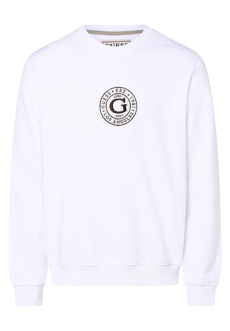 Guess White Cotton Sweatshirt main image 0
