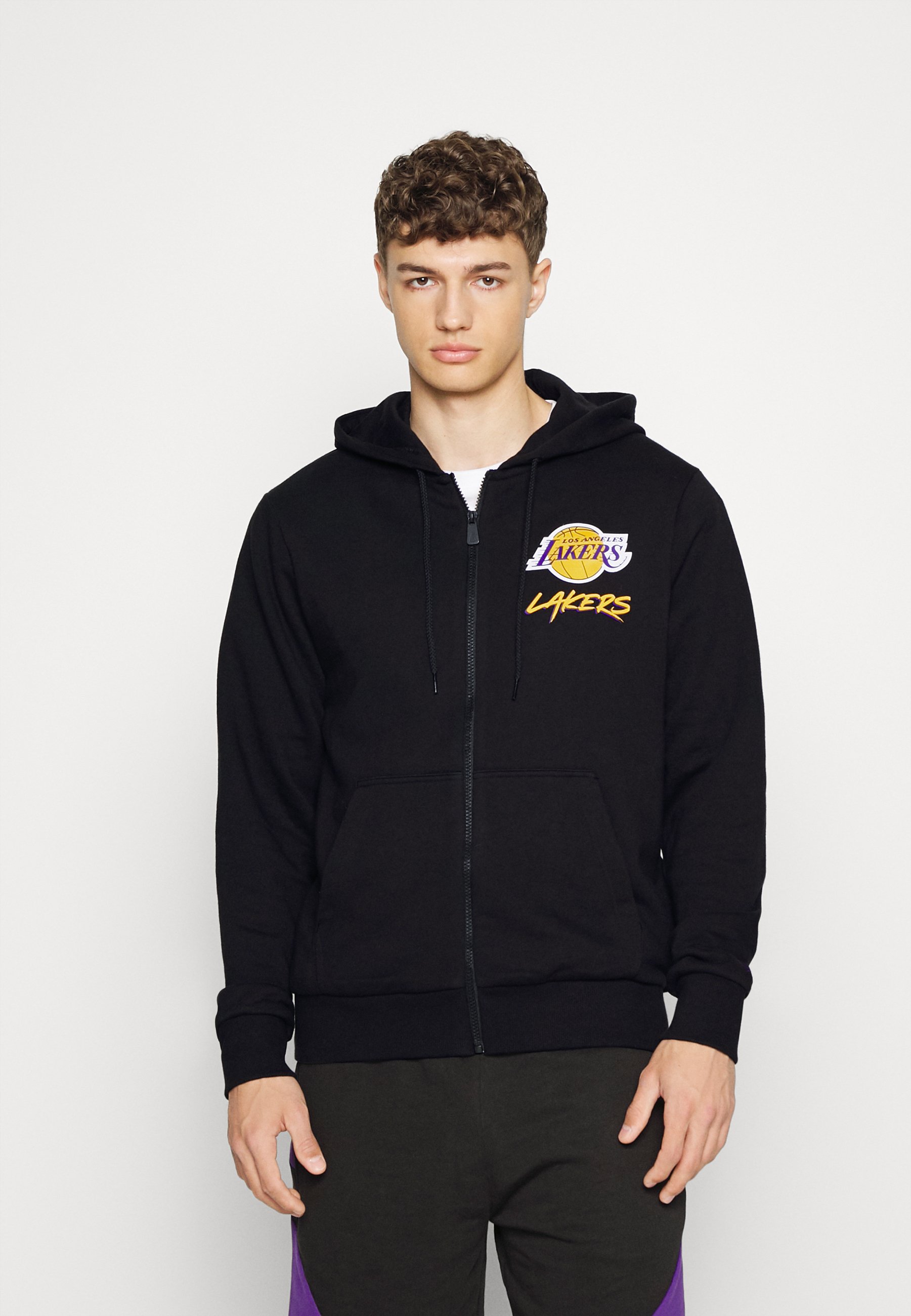 Era NBA SCRIPT LOS ANGELES LAKERS - Sudadera cremallera - Zalando.es
