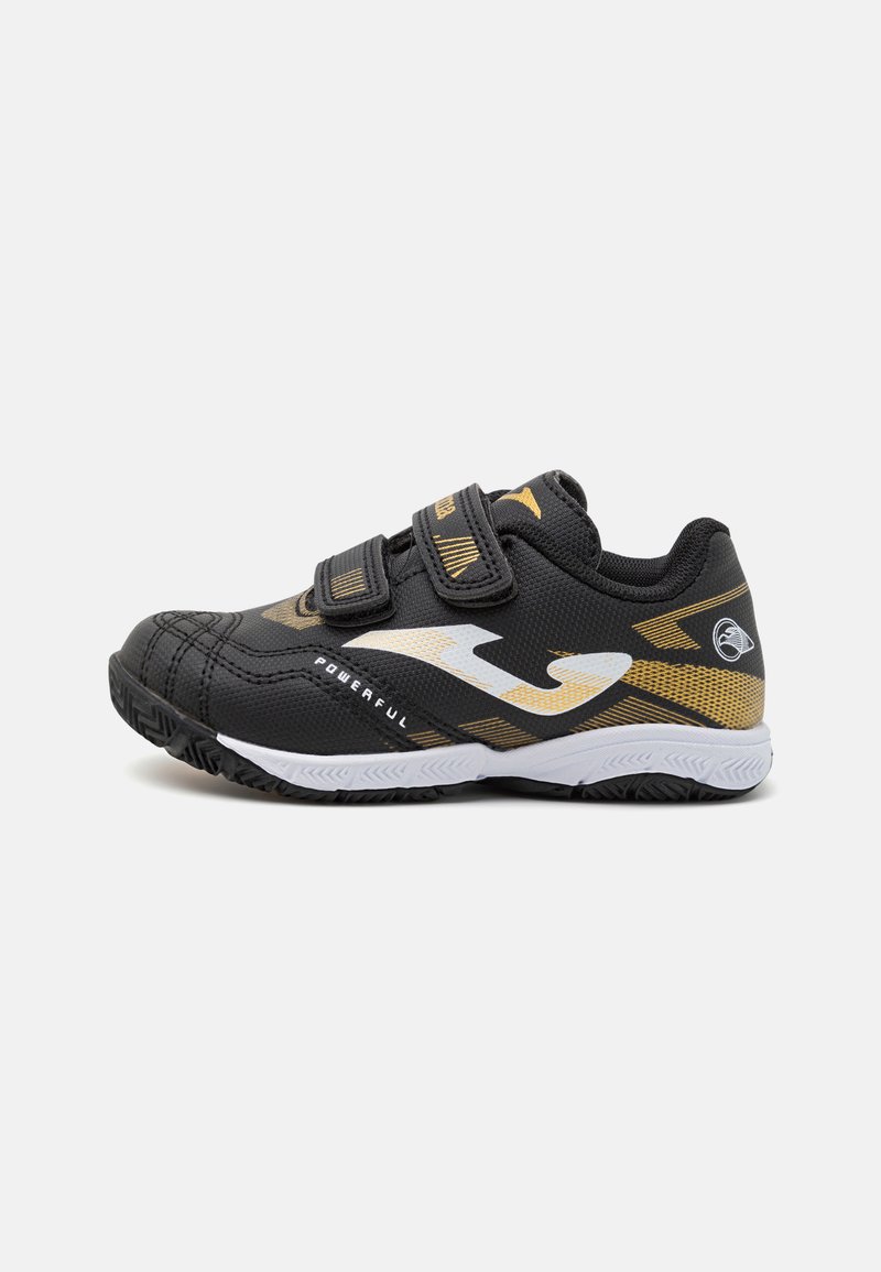 Joma POWERFUL JR INDOOR UNISEX - Μπότες ποδοσφαίρου εσωτερικού χώρου - black