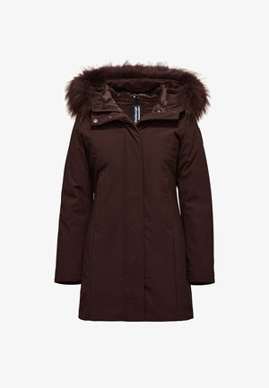 Bomboogie, VIENNA JACKET - WINDPROOF SOFTSHELL PARKA - Giacca outdoor - berry chocolate