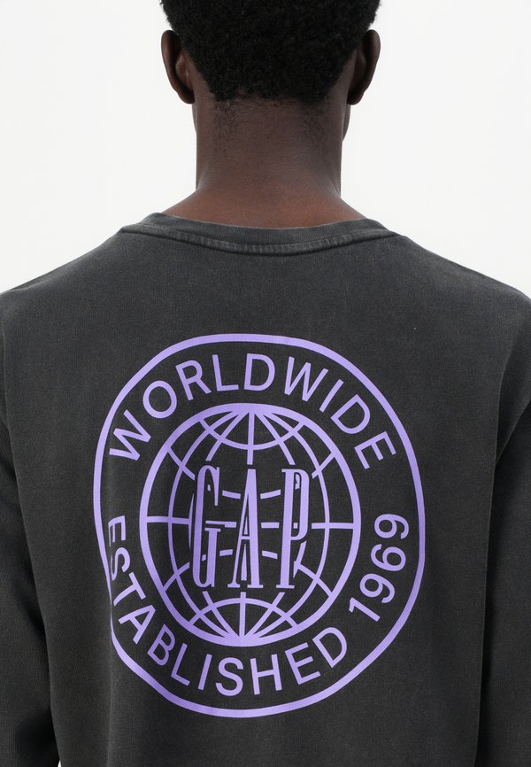 LOGO WORLDWIDE - Long sleeved top - moonless night2