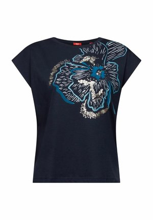 T-shirt med print - dark blue
