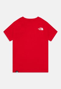 The North Face TEEN SIMPLE DOME REGULAR TEE - Nyomott mintás póló - red