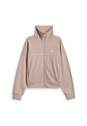 4F, Sweater met rits - beige
