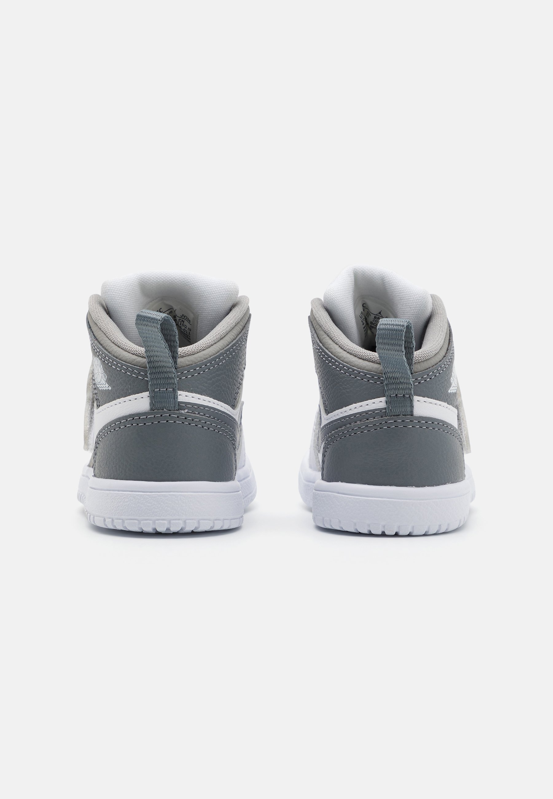 grey fabric jordans