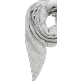 Faera DREIECK COZY OBERFLÄCHE - Scarf - hellgrau
