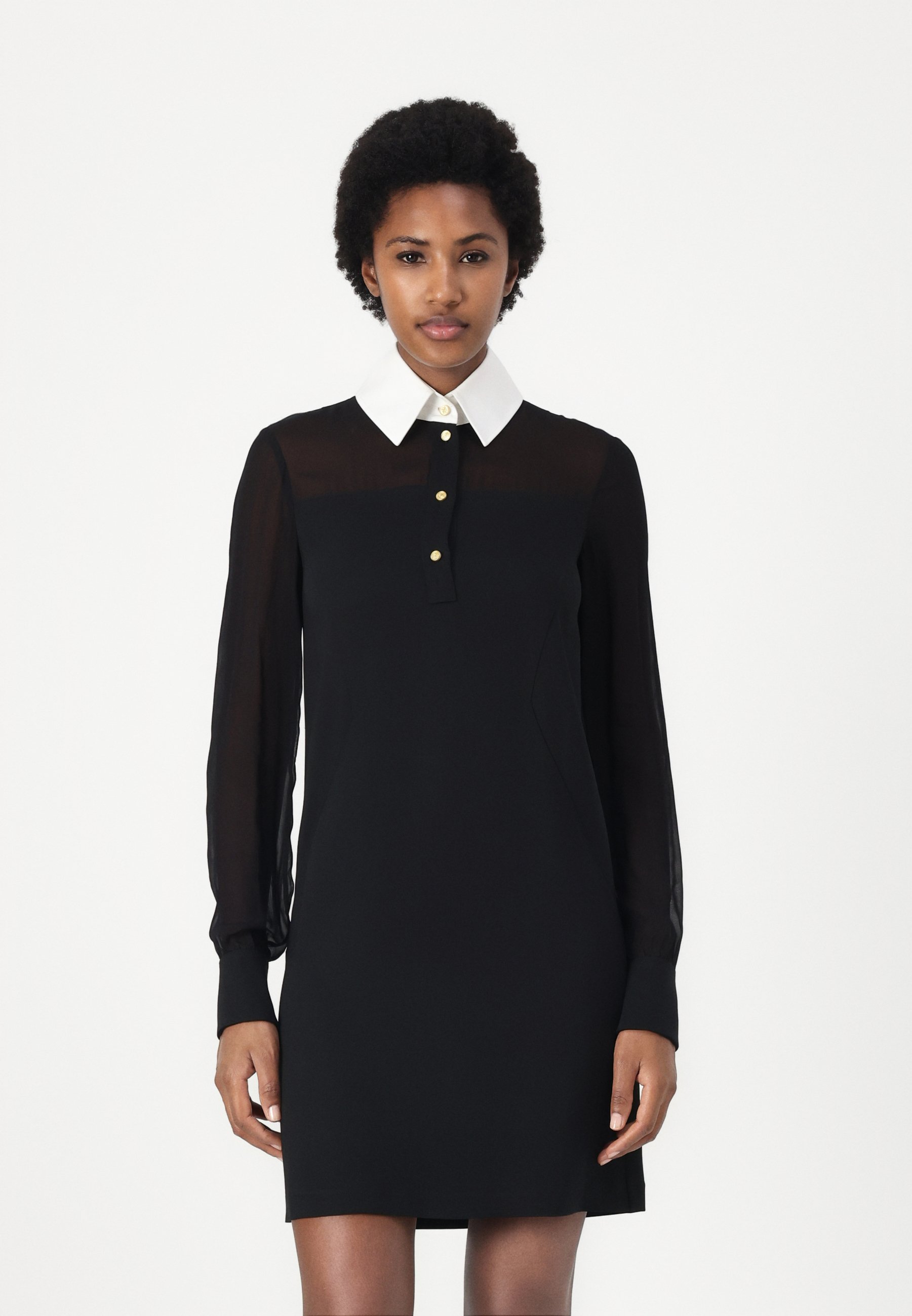 slim fit dress slacks c1967 Chloe by Karl Lagerfeld Stud & Paillettes Yellow Mini Dress –  Shrimpton Couture main image 1