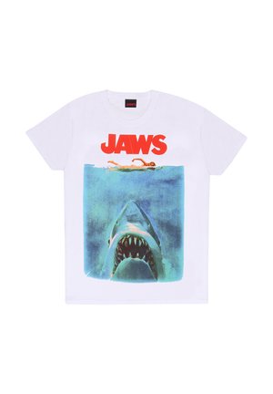 JAWS POSTER - T-shirt print - white