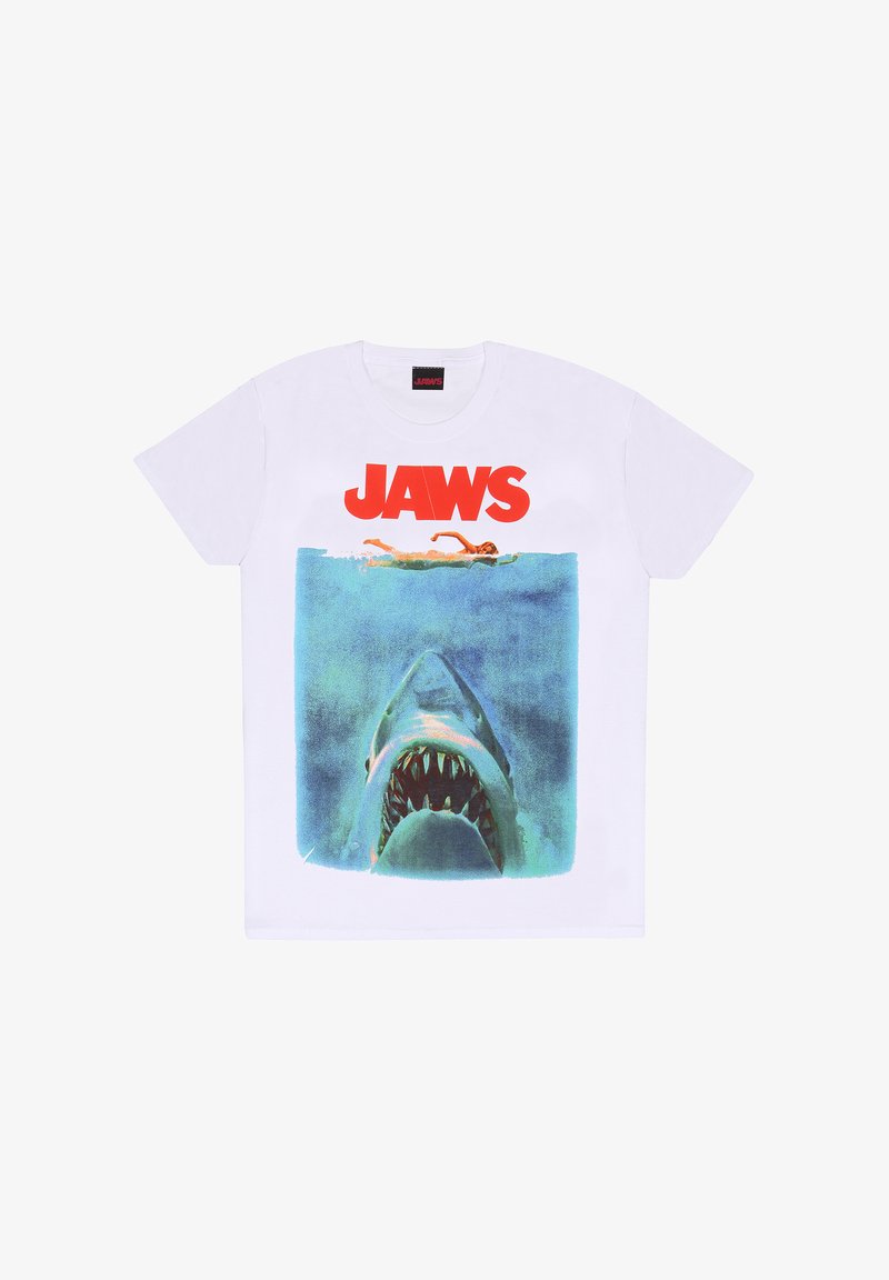 Henry Tiger JAWS POSTER - T-shirts print - white