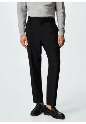 Stoffhose - black