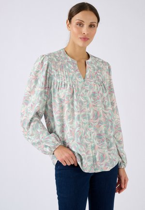 Blouse - green tachiste